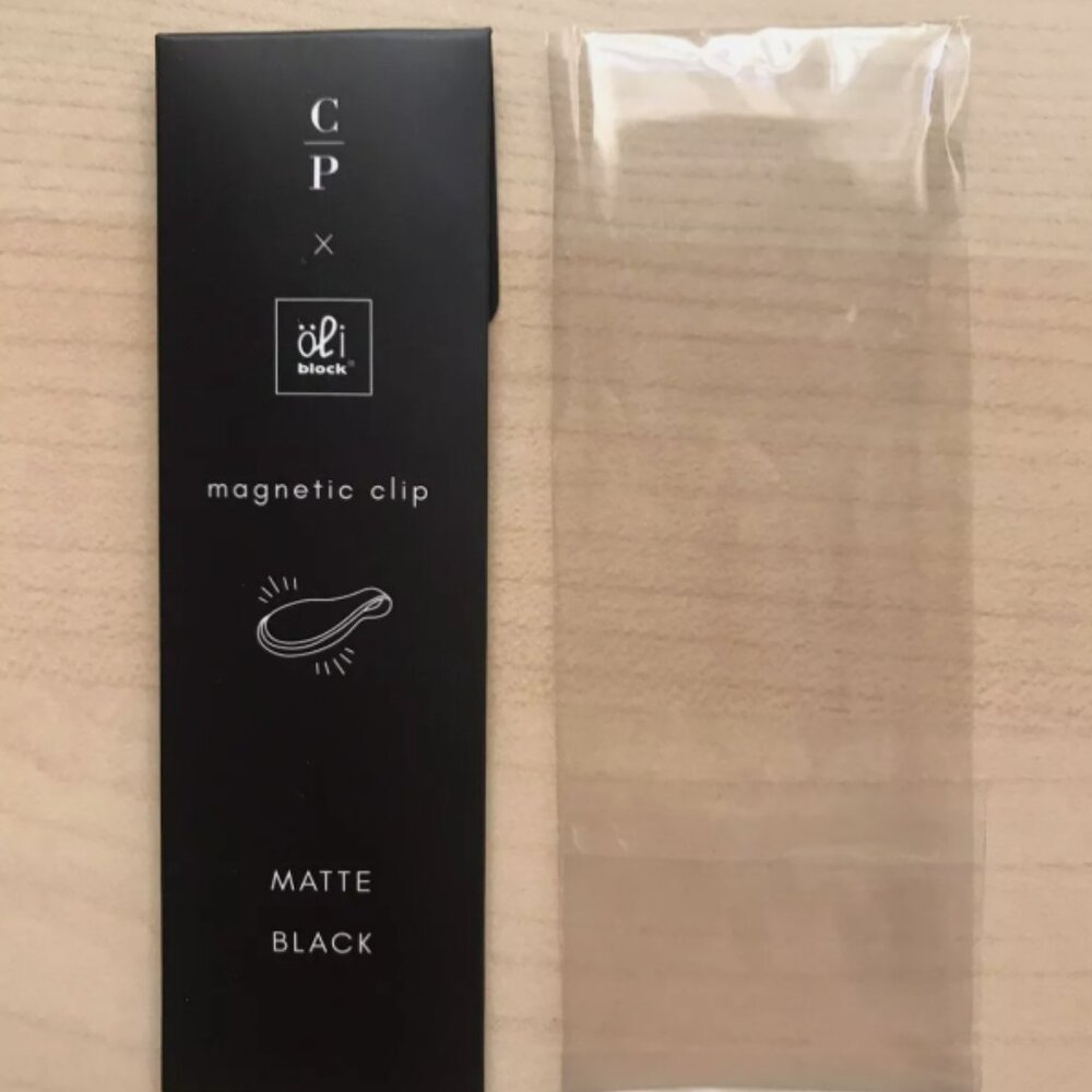Cloth and Paper Oli Block Magnetic Clip Matte Black - Picture 9 of 13